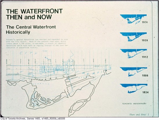 The changing waterfront. City of Toronto Archives, courtesy of BlogTo.