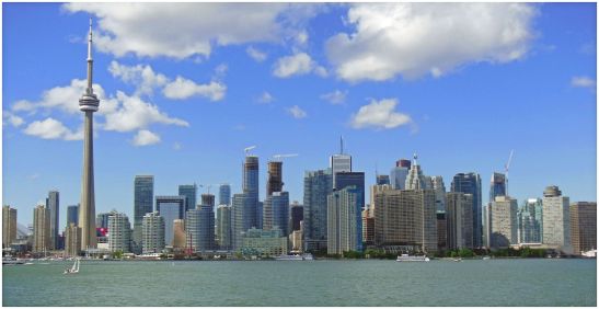 The Toronto skyline today. Lars Zwemmer