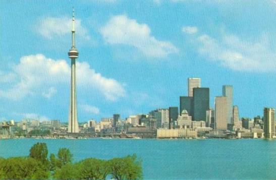 Modernist towers, 1980. Chuckman's Toronto