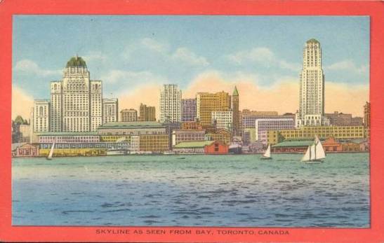The first phase of growth: The skyline in the 1930s. Chuckman's Toronto